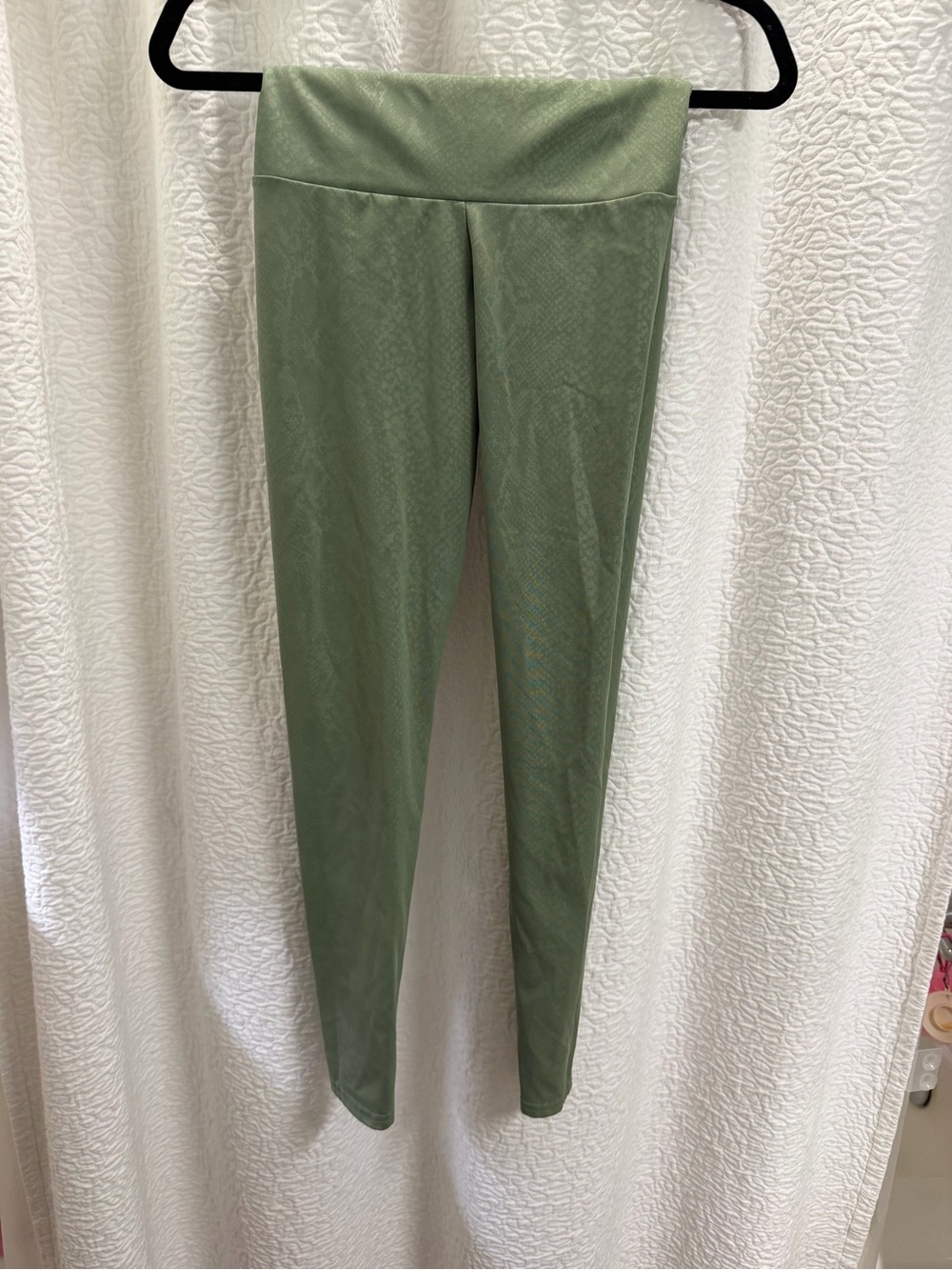Emily Hsu Designs Sage Green High-Rise Leggings